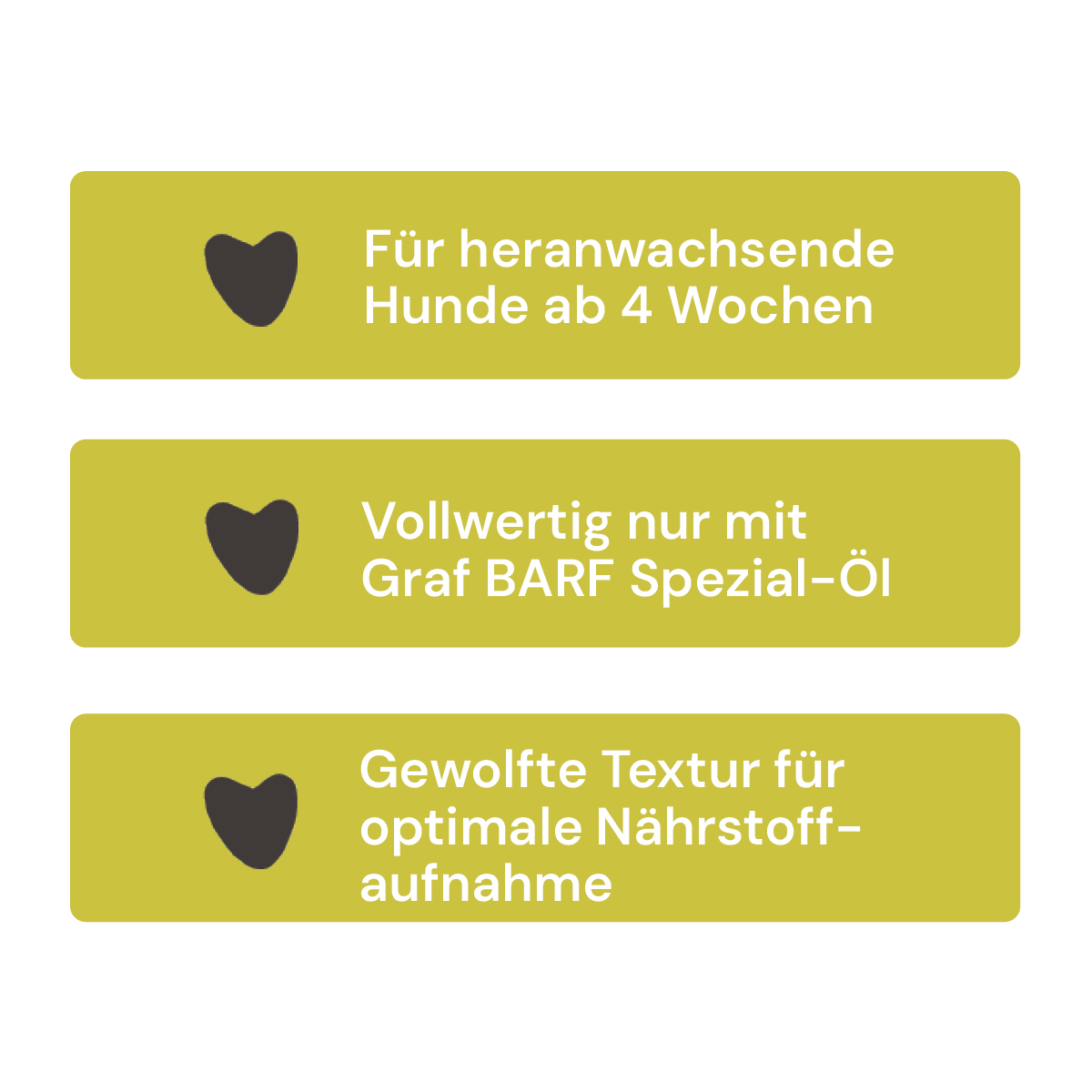 Eigenschaften Graf BARF Vollwertmenü Plus gewolft
