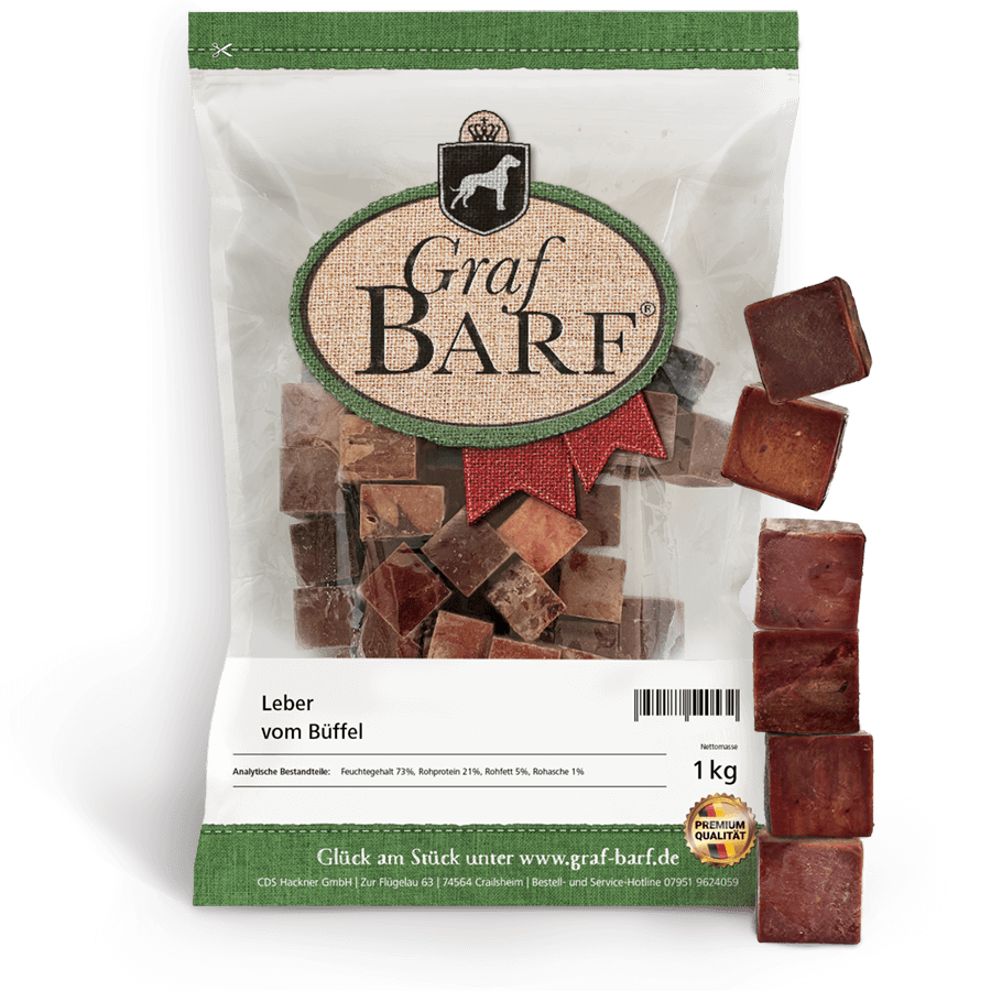 Graf Barf Büffelleber Barf-Würfel