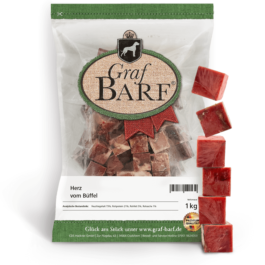 Graf Barf Herz vom Büffel
