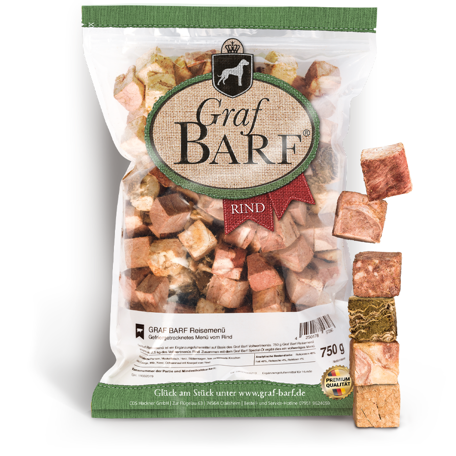 Graf Barf Reisemenü Rind